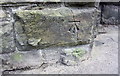 Benchmark on Railway Bridge LBE1/4, Oldfield Lane