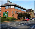 Directions sign facing the A483 New Road, Newtown