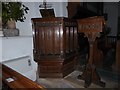 TQ5139 : St. Martin of Tours, Ashurst: pulpit by Basher Eyre
