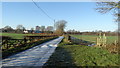 Frosty lane on the southern edge of Chelford Heath