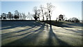 Frost on Alderley Edge Golf Course