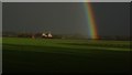 Rainbow towards Henhull Hall near Nantwich