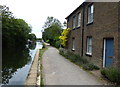 Cottages along the Grand Union Canal at Harefield