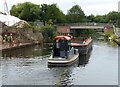 Barge approaching Copper Mill Lane Bridge No 177