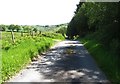 Ballintemple Road descending down to the Cluster Road junction