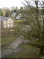 Looking down on the brook