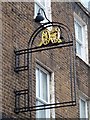 (Former) sign for The (former) Chequers, High Street / Storey Road, E17