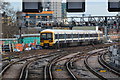 Train leaving London Bridge station