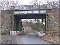 Railway bridge by Moss Cottages