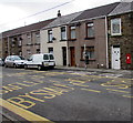 Bridgend Road bus stop near Duke Street, Maesteg