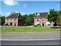 Modern detached houses on the A28 on the outskirts of Armagh