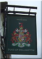 Sign for the Duke of Wellington, Willingham