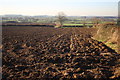 Ploughed Field Near Adber