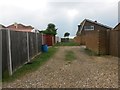 Southbourne: footpath I24 from its northern end