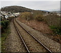 Railway from Garth towards Ewenny Road, Maesteg