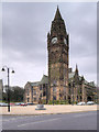 SD8913 : Town Hall Square and Rochdale Town Hall by David Dixon