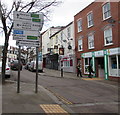 Directions sign facing the B4260 Gloucester Road, Ross-on-Wye