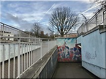 SJ8546 : Newcastle-under-Lyme: subway at Nelson Place by Jonathan Hutchins