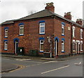 Telecoms cabinets on a Crewe corner