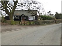 SO8742 : Tree fallen on Earl's Croome Village Hall #2 by Philip Halling