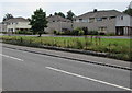 Dozens of drainage holes on the south side of Cardiff Road, Dinas Powys