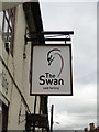 Hanging sign of The Swan at East Harling