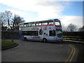 Bus in turning circle, Beeston