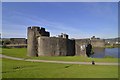 ST1587 : Caerphilly Castle. by Mel hartshorn
