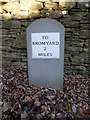 Replacement Milestone by the A44, Brockhampton Park