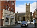 Union Road joining South Street in Farnham