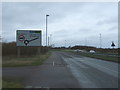 A47 approaching roundabout