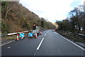 NX0571 : Roadworks on the A77 by Billy McCrorie