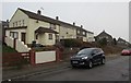 Row of houses above Upland Drive, Trevethin