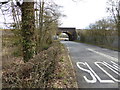 Railway bridge over Rocky Lane without train