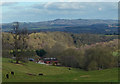 View east to the Clent Hills