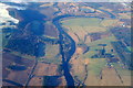 River Dee at Craiglug, near Peterculter, from the air