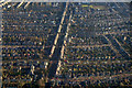 Great Western Road, Aberdeen, from the air