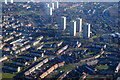 Stockethill, Aberdeen, from the air