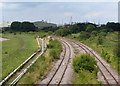 Railway lines near the Immingham Dock