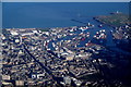 NJ9406 : Aberdeen city centre and harbour from the air by Mike Pennington