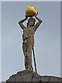 SP3165 : Statue on top of the Assembly Hall, Royal Leamington Spa by Chris Allen