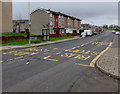 Ffordd yr Eglwys bus stops in North Cornelly