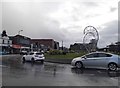 Roundabout on Longbridge Road, Barking
