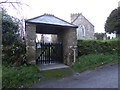 The lych gate of Moreleigh church