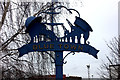 Sheerness, Blue Town sign