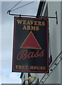 Sign for the Weavers Arms, Ryton