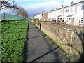 Path alongside houses in Limecroft, Fellgate