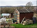 At Mickley Lane Allotments, New Totley