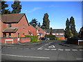 South eastern end of Wych Elm Drive, Leamington Spa