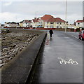 Combined pavement and cycleway, West Drive, Porthcawl